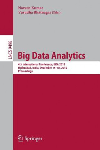Kniha Big Data Analytics Naveen Kumar