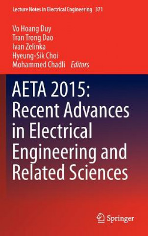 Könyv AETA 2015: Recent Advances in Electrical Engineering and Related Sciences Ivan Zelinka