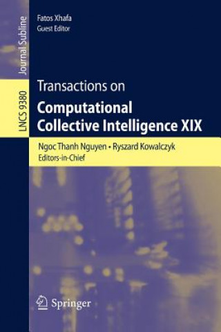 Carte Transactions on Computational Collective Intelligence XIX Ngoc Thanh Nguyen
