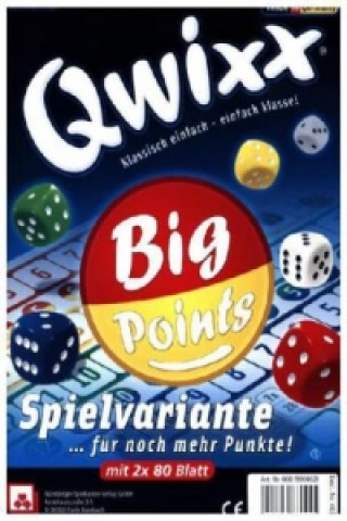 Hra/Hračka Qwixx - Big Points - Zusatzblöcke (2er) Oliver Freudenreich