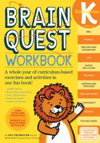 Carte Brain Quest Workbook: Kindergarten Lisa Trumbauer