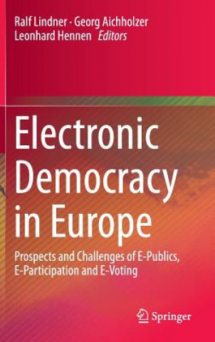 Kniha Electronic Democracy in Europe Ralf Lindner