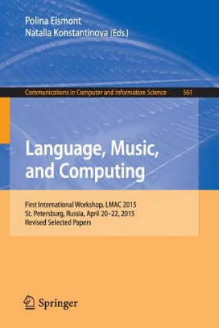 Kniha Language, Music, and Computing Polina Eismont