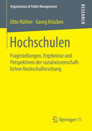 Knjiga Hochschulen Otto Hüther