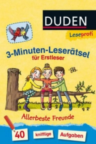 Könyv 3-Minuten-Leserätsel für Erstleser - Allerbeste Freunde Susanna Moll