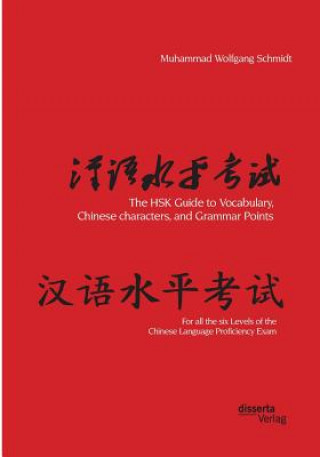 Könyv HSK Guide to Vocabulary, Chinese characters, and Grammar Points Muhammad Wolfgang G. A. Schmidt