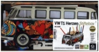 Joc / Jucărie Stiftebox VW-Bus T1 Herzen 