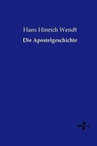 Libro Die Apostelgeschichte Hans Hinrich Wendt