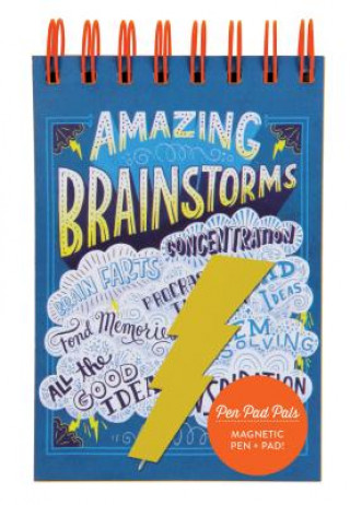 Book Magnetic Pen + Pad: Amazing Brainstorms Robie Rogge