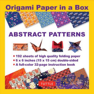 Joc / Jucărie Origami Paper in a Box - Abstract Patterns Tuttle Publishing