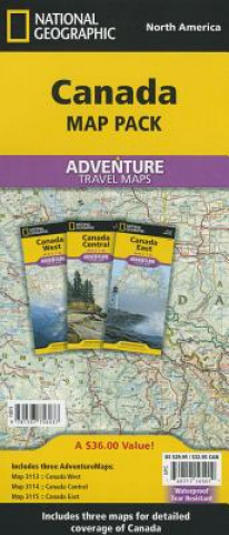 Kniha Canada, Map Pack Bundle National Geographic Maps - Adventure