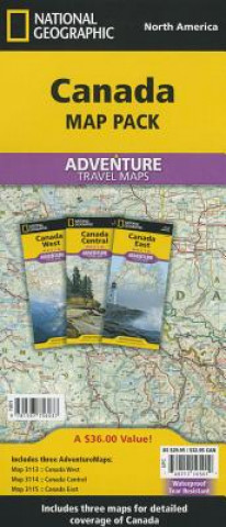 Książka Canada, Map Pack Bundle National Geographic Maps - Adventure