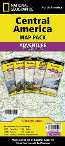 Książka Central America, Map Pack Bundle National Geographic Maps - Adventure