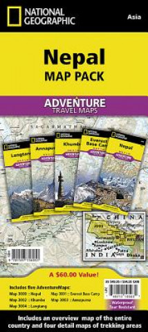 Kniha Nepal, Map Pack Bundle 