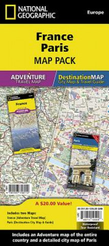 Carte France, Paris, Map Pack Bundle 