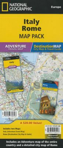 Carte Italy, Rome, Map Pack Bundle 