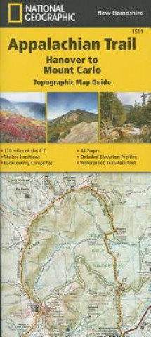 Kniha Appalachian Trail, Hanover To Mount Carlo, New Hampshire 