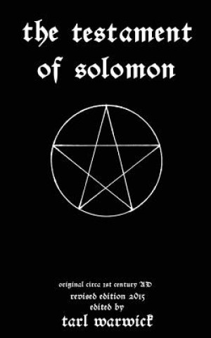 Kniha Testament of Solomon King Solomon