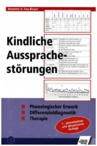 Kniha Kindliche Aussprachestörungen Annette V. Fox-Boyer