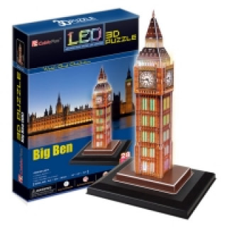 Hra/Hračka Puzzle 3D Big Ben LED 