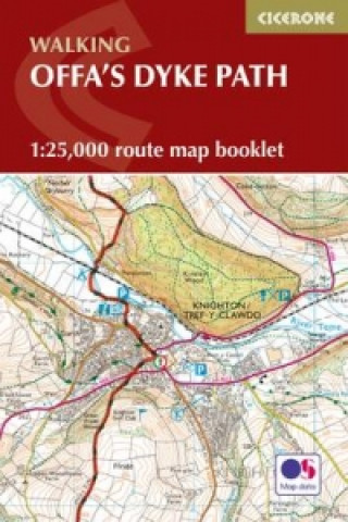 Carte Offa's Dyke Map Booklet Mike Dunn