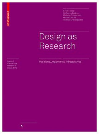 Kniha Design as Research Gesche Joost