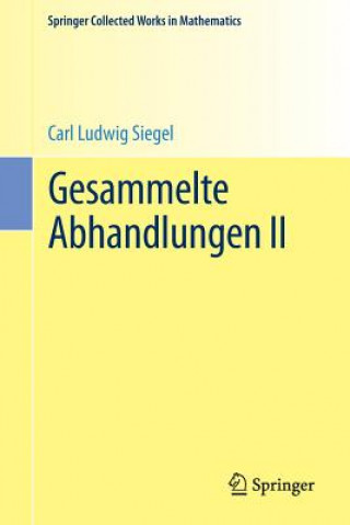 Carte Gesammelte Abhandlungen Carl Ludwig Siegel