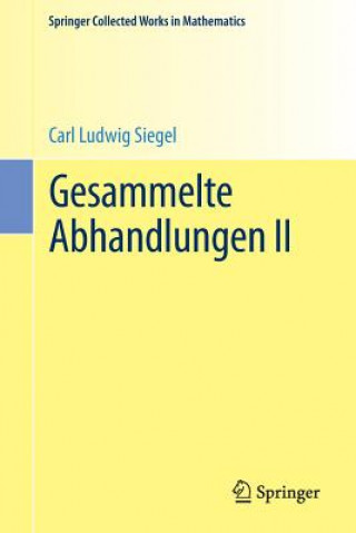 Książka Gesammelte Abhandlungen Carl Ludwig Siegel