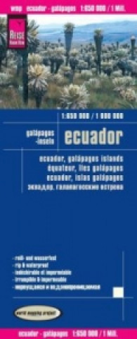 Nyomtatványok Reise Know-How Landkarte Ecuador, Galápagos (1:650.000 / 1.000.000). Ecuador, Galapagos-Islands /  Equateur, Iles Galapagos / Ecuador, Islas Galápagos Reise Know-How Verlag Peter Rump