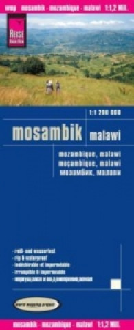 Tiskovina Reise Know-How Landkarte Mosambik, Malawi (1:1.200.000). Mozambique, Malawi / Mocambique, Malawi 