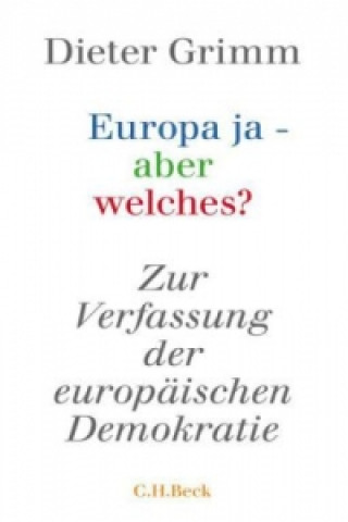 Kniha Europa ja - aber welches? Dieter Grimm