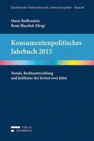 Livre Konsumentenpolitisches Jahrbuch 2015 Beate Blaschek