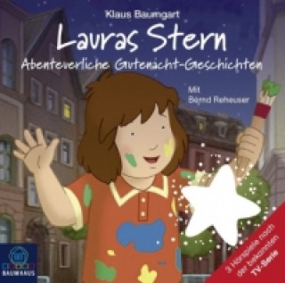 Hanganyagok Lauras Stern - Abenteuerliche Gutenacht-Geschichten. Tl.11, 1 Audio-CD Klaus Baumgart