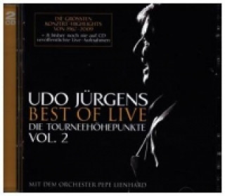 Audio Best of Live - Die Tourneehöhepunkte. Vol.2, 2 Audio-CDs Udo Jürgens