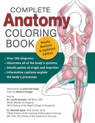Könyv Complete Anatomy Coloring Book, Newly Revised and Updated Edition Dr. C. R. Constant