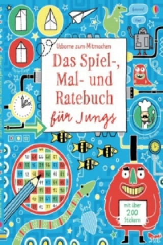 Könyv Das Spiel-, Mal- und Ratebuch für Jungs 