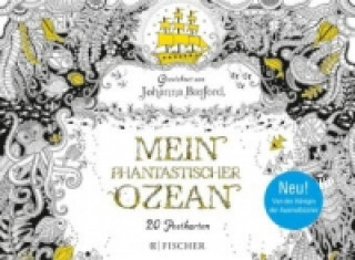 Kniha Mein phantastischer Ozean - Postkartenbuch Johanna Basford