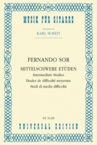 Tiskovina Mittelschwere Etüden Fernando Sor