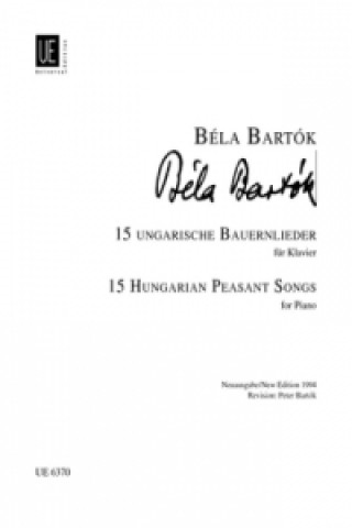 Tiskovina 15 ungarische Bauernlieder Béla Bartók