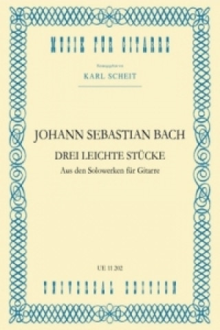 Tiskovina 3 Leichte Stücke Johann Sebastian Bach