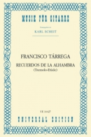 Tiskovina Recuerdos de la Alhambra Francisco Tárrega