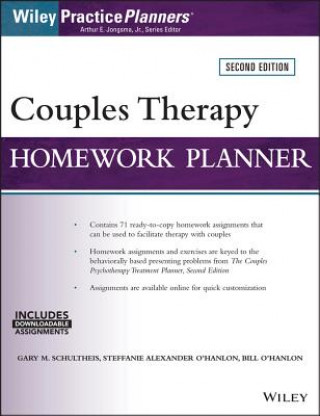 Carte Couples Therapy Homework Planner 2e with Download Gary M Schultheis