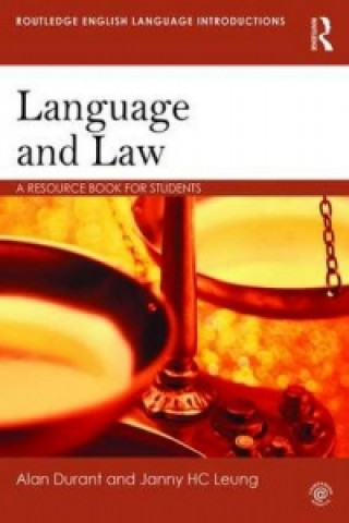 Книга Language and Law Alan Durant