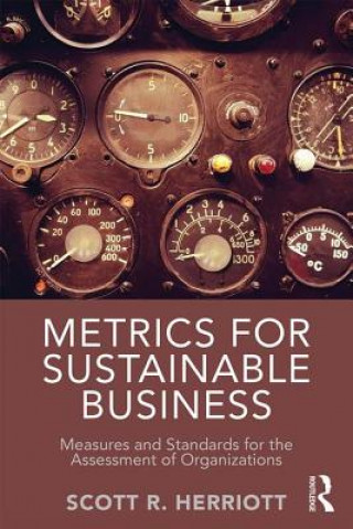 Kniha Metrics for Sustainable Business Scott Herriott