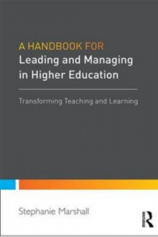 Book Handbook for Leaders in Higher Education Stephanie Marshall