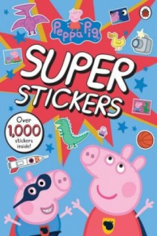 Книга Peppa Pig Super Stickers Activity Book Ladybird