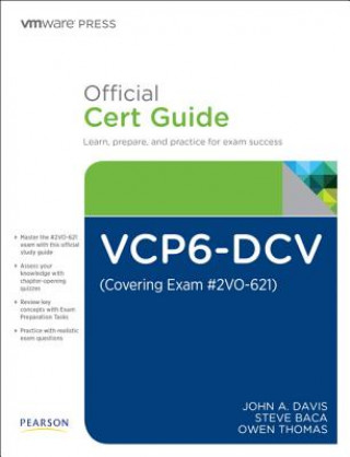 Kniha VCP6-DCV Official Cert Guide (Exam #2V0-621) Steve Baca