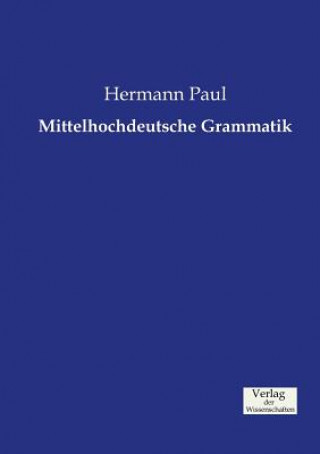Kniha Mittelhochdeutsche Grammatik Hermann Paul