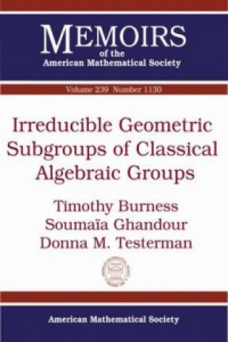 Carte Irreducible Geometric Subgroups of Classical Algebraic Groups Timothy Burness