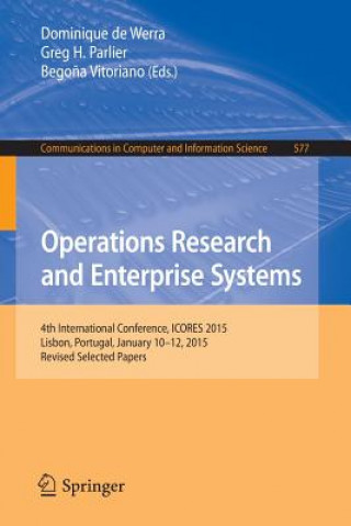 Carte Operations Research and Enterprise Systems Dominique de Werra